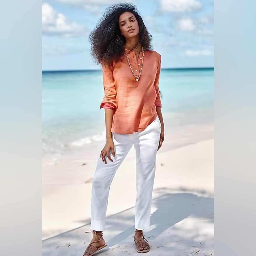 NWT J. Jill Stretch Linen Pants